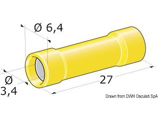 Spinotto giunzione femmina 2,5-6 mm²