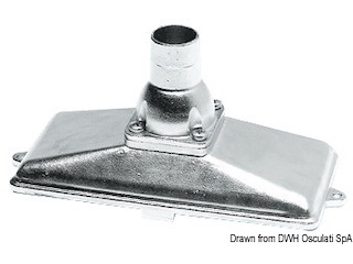 Succhiarola inox Ø 38 mm verticale