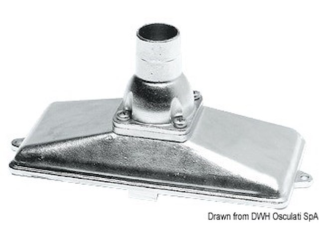 Succhiarola inox Ø 38 mm verticale