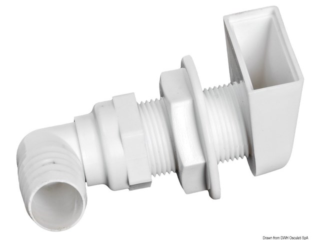 Ombrinale 90° 1" x 25 mm