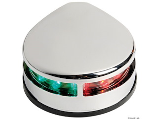 Fanale bicolore inox lucido