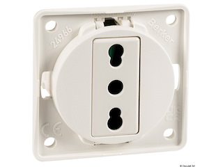 Presa corrente Italia bianca