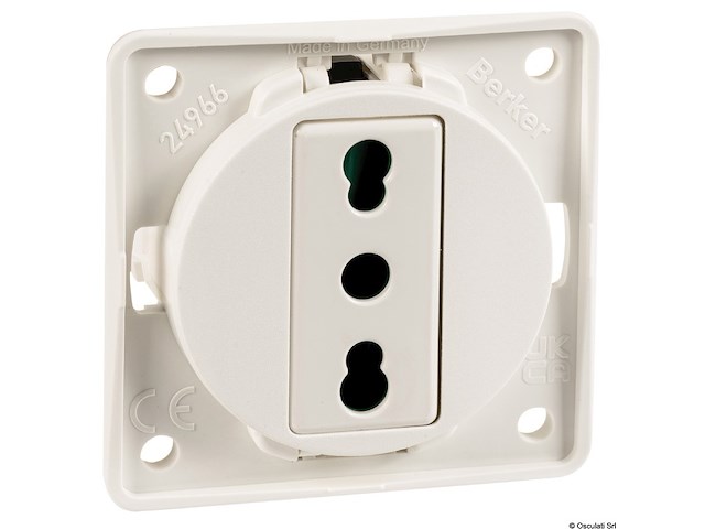 Presa corrente Italia bianca