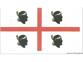 Bandiera Sardegna 30 x 45 cm