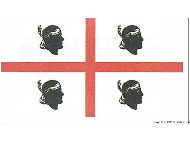 Bandiera Sardegna 30 x 45 cm