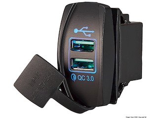 Presa doppia USB Quick charge