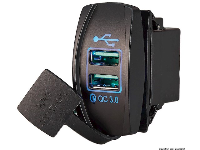 Presa doppia USB Quick charge