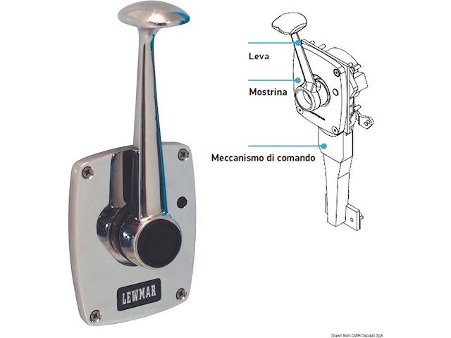 Controllo motore Lewmar leva singola