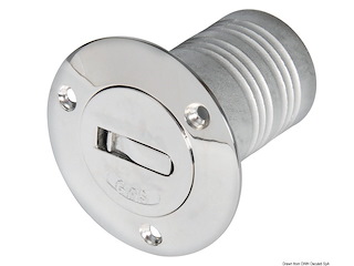 Tappo imbarco ottone cromato Neutro 38 mm