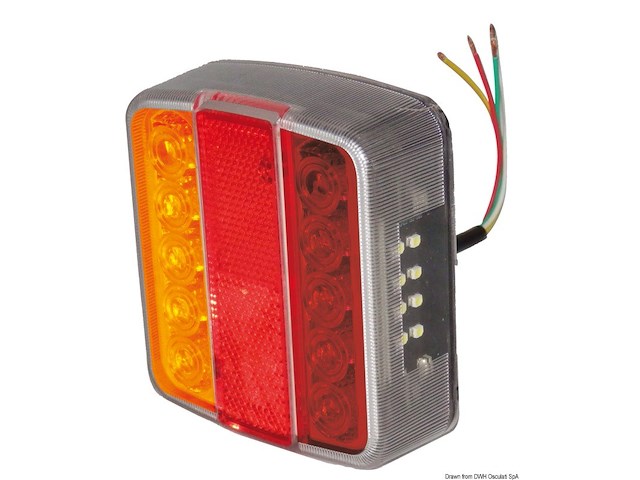 Fanale Led posteriore DX/SX a 4 luci