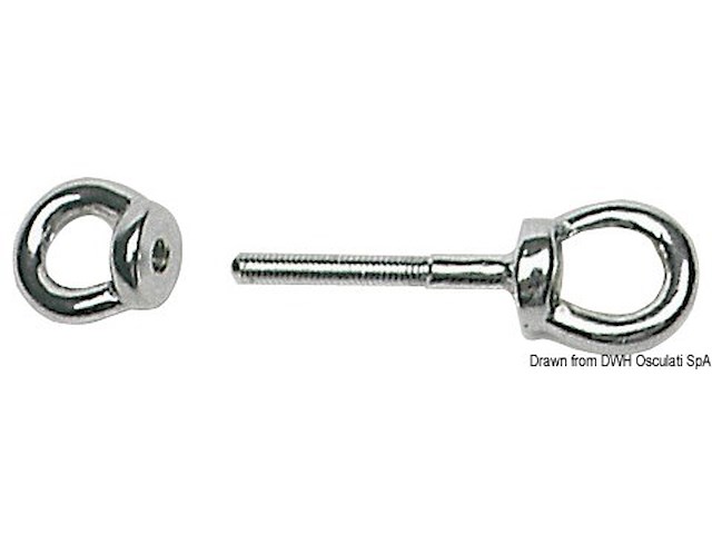 Doppio anello inox 8x60 mm