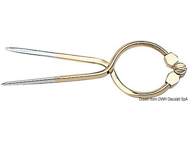 Compasso ottone 177 mm