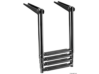 Scaletta Inox Telescopica per plancetta 4 gradini