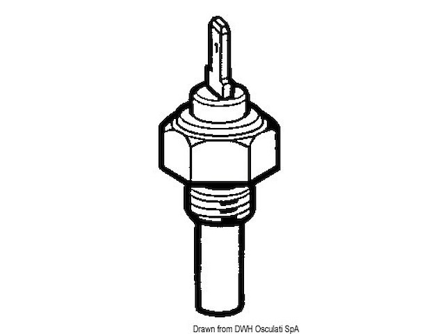 Sensore temperatura acqua 40-120°  poli a massa