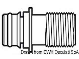 Portagomma diritto 1/2"