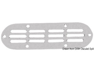 Presa aria inox ovale 180 x 59 mm