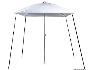 Ombrellone "PARASOL" pieghevole per barca bianco