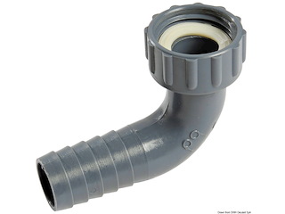 Portagomma 90° femmina 1" x 25 mm