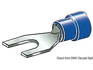 Forcella isolata apertura 6,3 mm