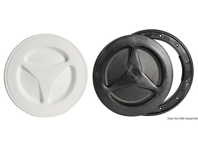 Tappo ispezione bianco 204 mm