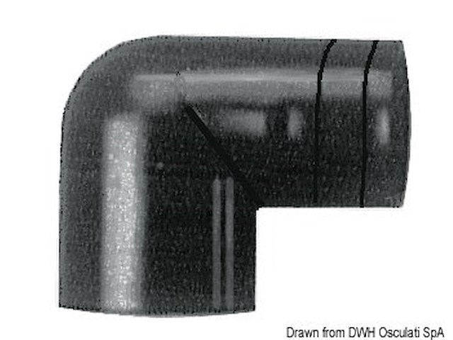 Gomito 90° Whale 38 mm