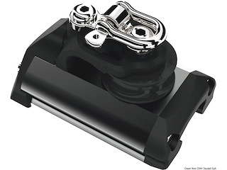 Terminale 2 puleggia singola e arricavo