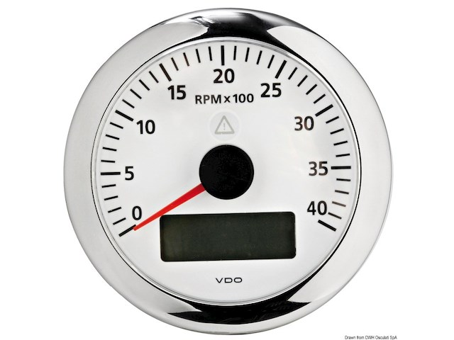 Contagiri 4000 RPM bianco