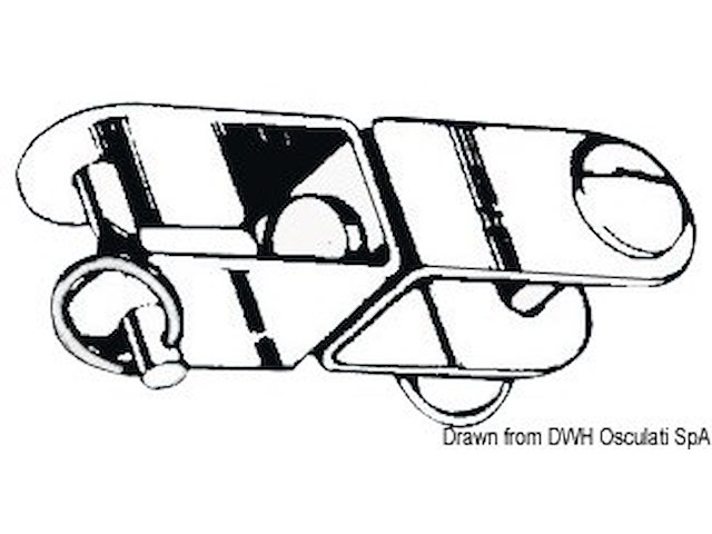 Girella inox 10 x 15 mm