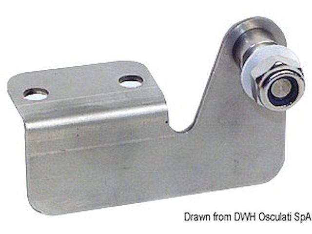 Piastr.squadra sbalzo perno DX