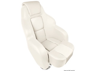 Sedile anatomico imbottito con Flip UP RS56 bianco