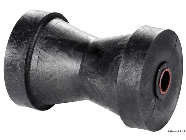 Rullo centrale 130 mm nero