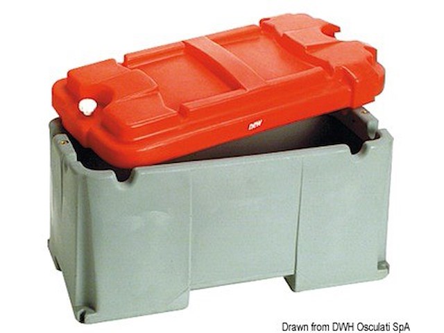 Cassetta portabatteria singola