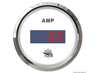 Amperometro digitale con shunt bianco/lucida