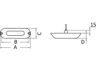 Faro subacqueo 6 LED bianchi