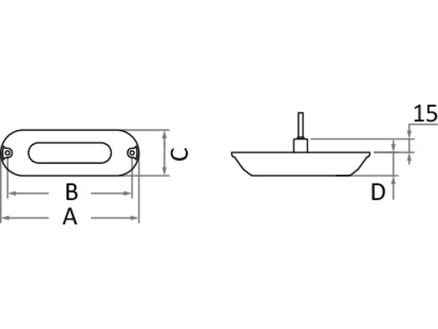 Faro subacqueo 6 LED bianchi