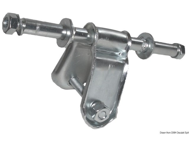 Staffa rullo laterale diritta 30 mm