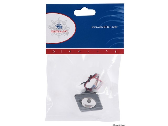 Luce cortesia a LED quadrata bianca