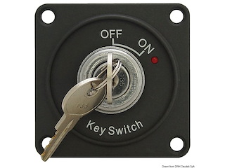 Interruttore ON-OFF con chiave e LED