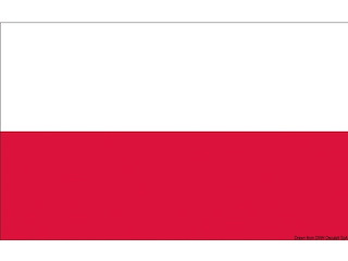 Bandiera Polonia 30 x 45 cm