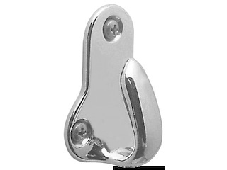 Gancetto ottone cromato 45x33 mm