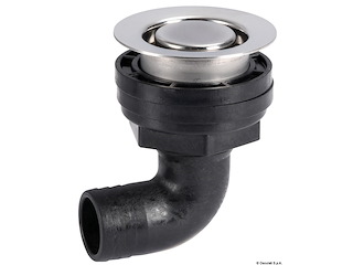 scarico inox con filtro 90°