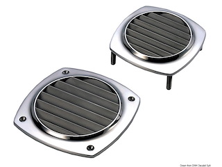 Presa aria 100 mm montaggio con viti