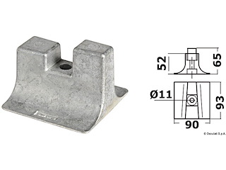 Anodo alluminio Yamaha 300/350 HP