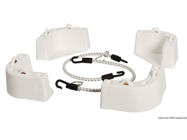 Kit fissaggio universale ghiacciaie 4 angoli