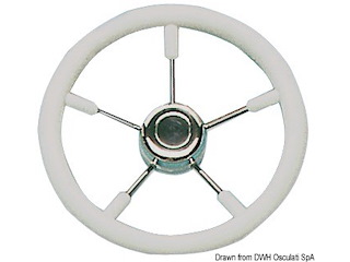 Volante mm 320 bianco