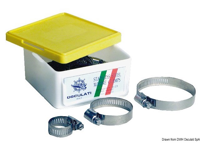 Fascetta inox 14/24 mm