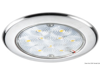 Plafoniera 9 LED luce bianca