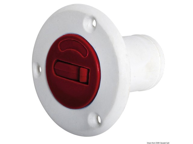 Tappo nylon Fuel rosso 50 mm