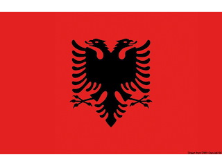 Bandiera Albania 20 x 30 cm