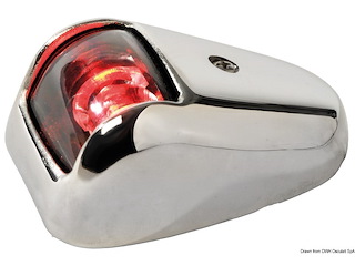 Fanale rosso inox 112° Orions